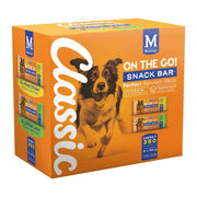 Montego Classic Snack Bars variety pack with chicken and grilled lamb flavour dog treats.