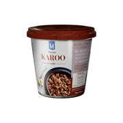 Montego Karoo Adult Ostrich wet dog food 380g tub with ostrich, potato and carrots.