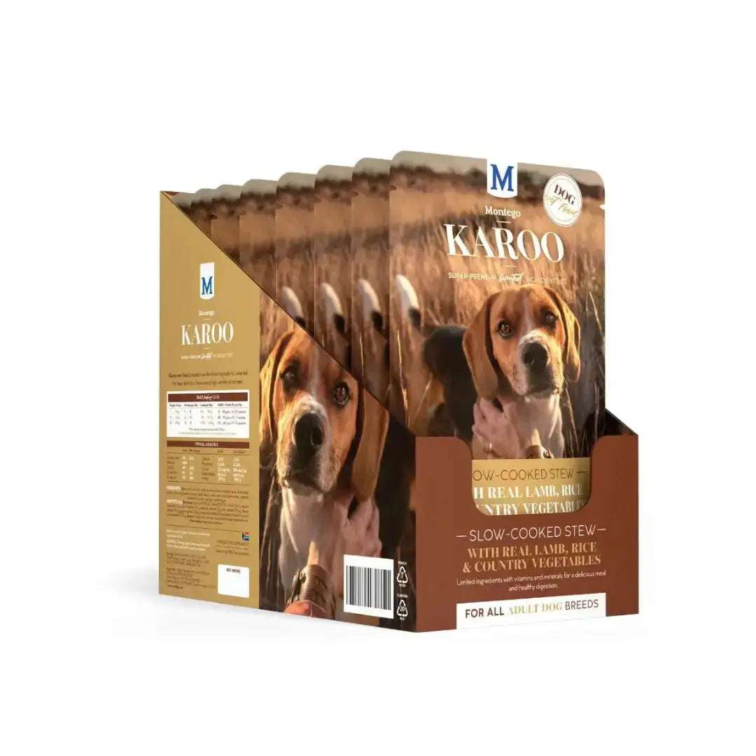 Montego Karoo Adult Lamb & Veg Wet Dog Food   | Canine & Co
