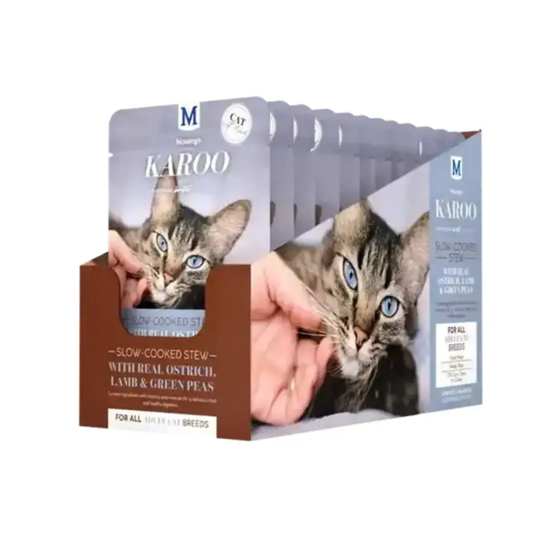 Montego Karoo Adult Ostrich & Peas Wet Cat Food 85g