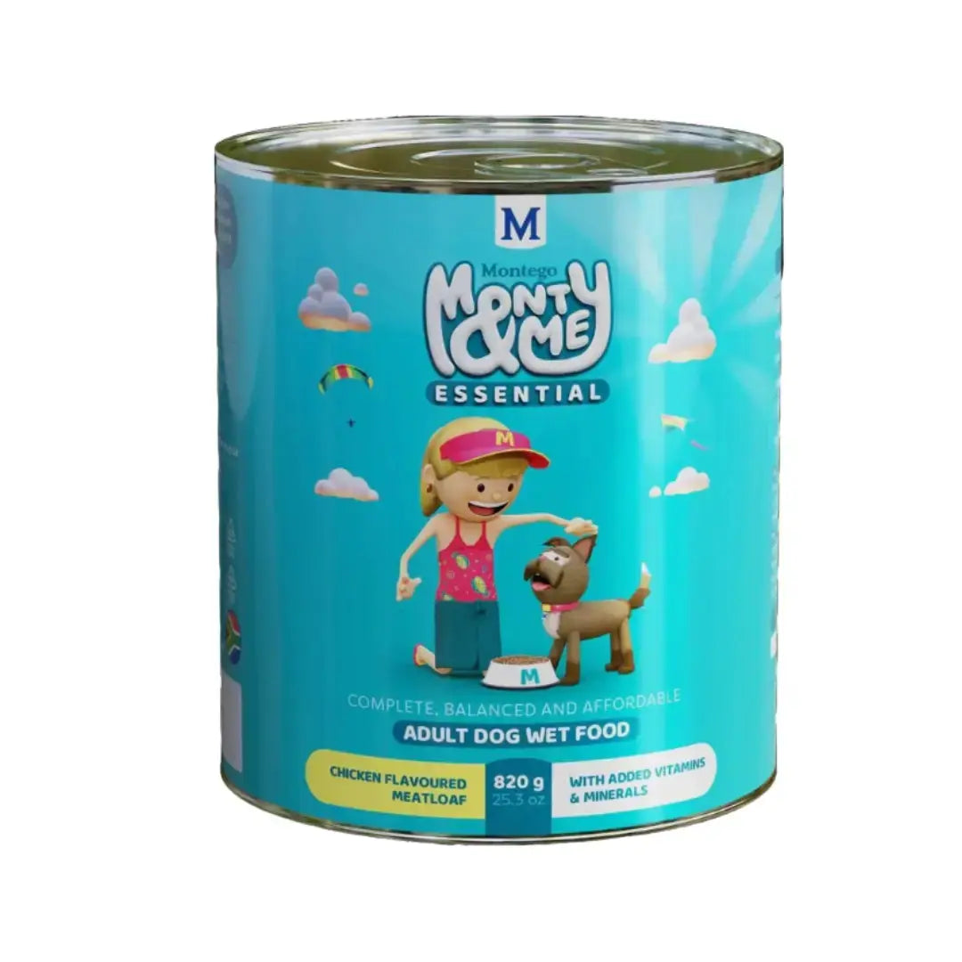 Montego Monty & Me Essential Chicken Meatloaf Wet Dog Food   | Canine & Co
