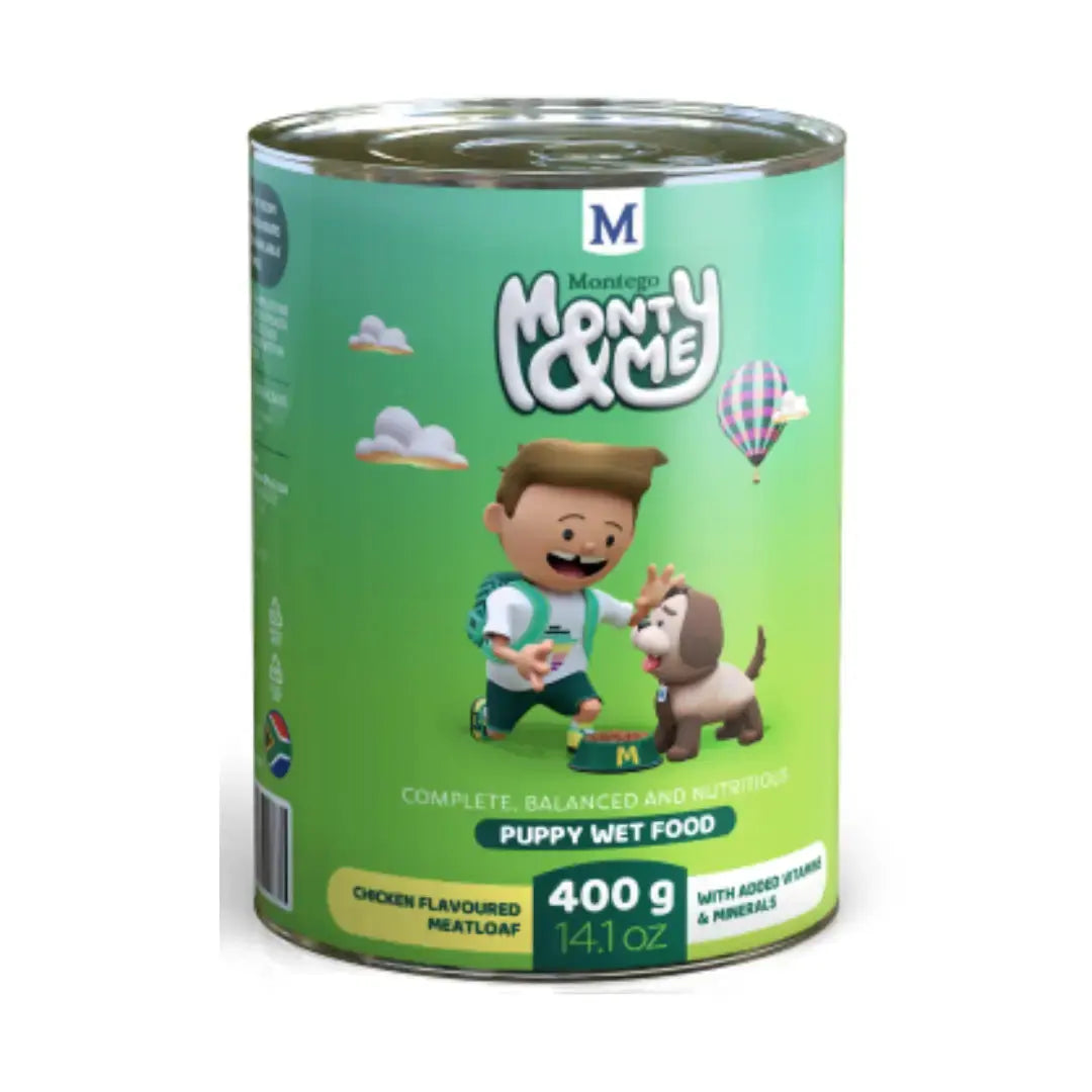 Montego Monty & Me Essential Chicken Meatloaf Wet Puppy Food   | Canine & Co