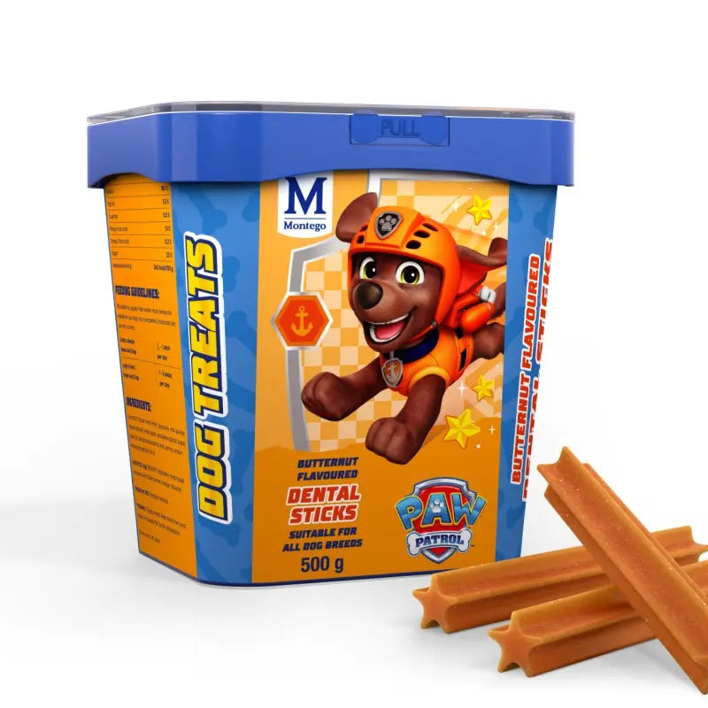Montego Paw Patrol Dog Treats - Butternut Dental Sticks
