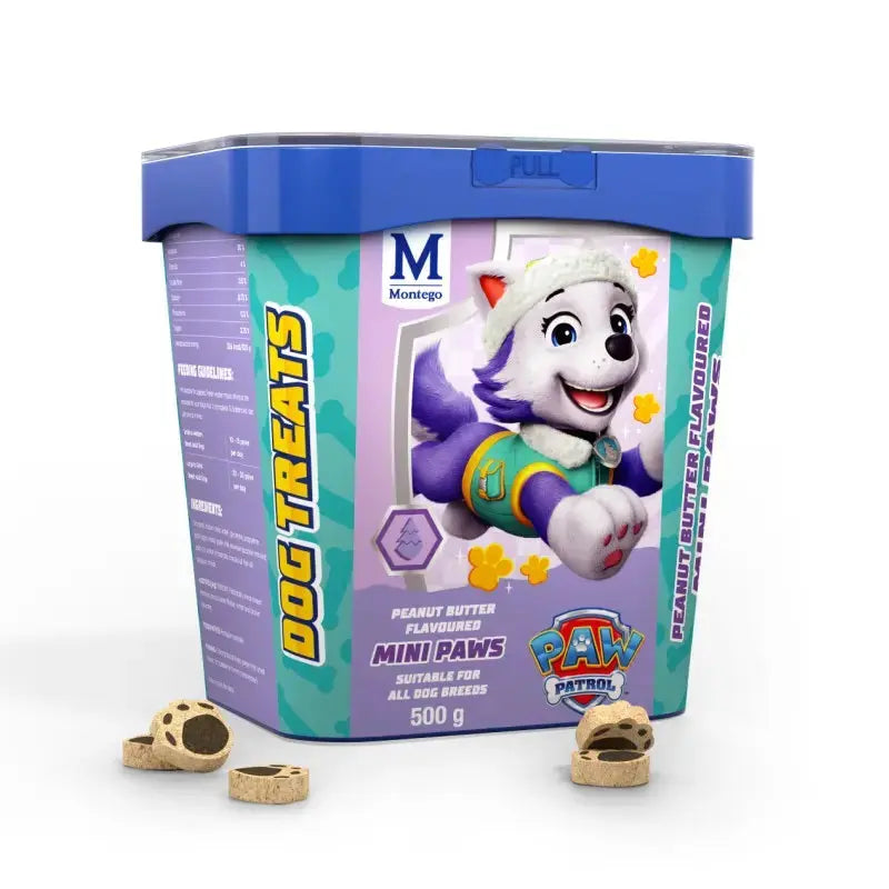 Montego Paw Patrol Dog Treats - Peanut Butter Mini Paws
