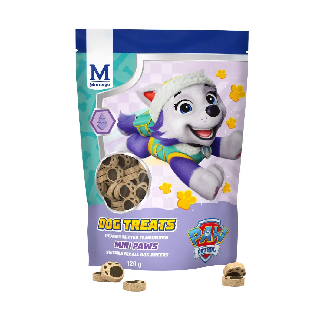 Montego Paw Patrol Dog Treats - Peanut Butter Mini Paws   | Canine & Co
