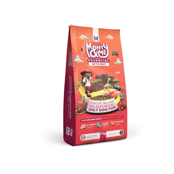 Montego Monty & Me Essential Beef Adult Dry Dog Food | Affordable