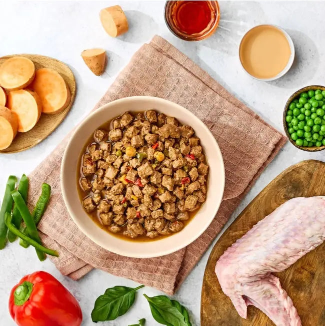 Naturo Adult Grain Free Turkey & Veg in Gravy Wet Dog Food   | Canine & Co