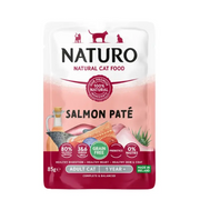 Naturo Adult Salmon Pate Grain Free Wet Cat Food   | Canine & Co