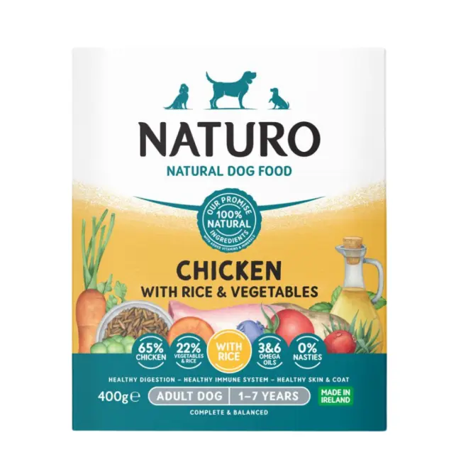 Naturo Chicken with Rice and Vegetables Wet Adult Dog Food   | Canine & Co