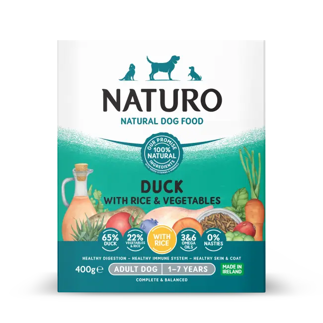 Naturo Duck with Rice and Vegetables Adult Wet Dog Food   | Canine & Co