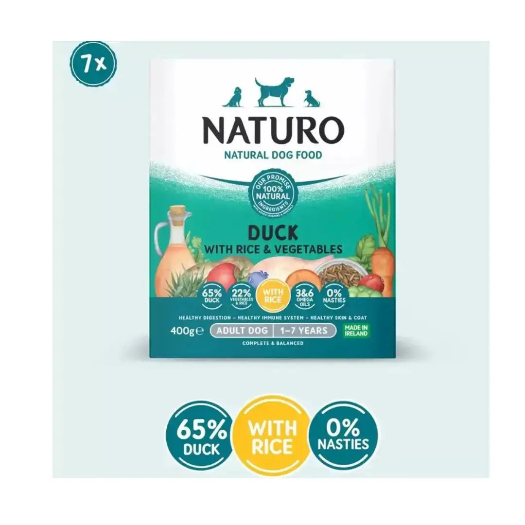Naturo Duck with Rice and Vegetables Adult Wet Dog Food   | Canine & Co