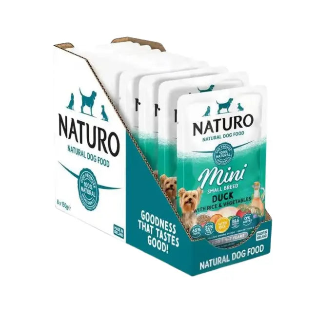 Naturo Mini Adult Duck Veg & Brown Rice Wet Dog Food   | Canine & Co