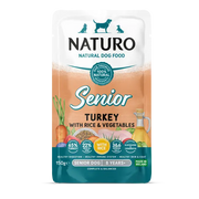 Naturo Senior Dog Turkey Veg & Brown Rice Wet Dog Food   | Canine & Co