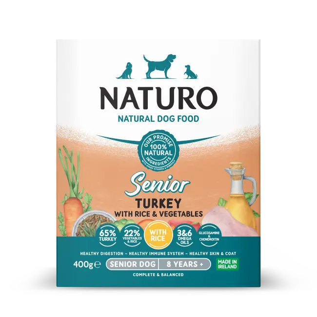 Naturo Turkey with Rice and Vegetables Senior Wet Dog Food   | Canine & Co
