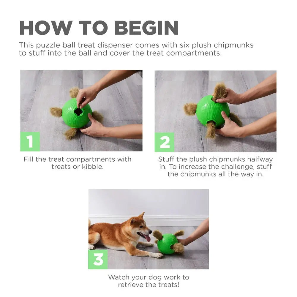 Nina Ottosson Dog Snuffle N' Treat Ball | Buy Dog Treats Online