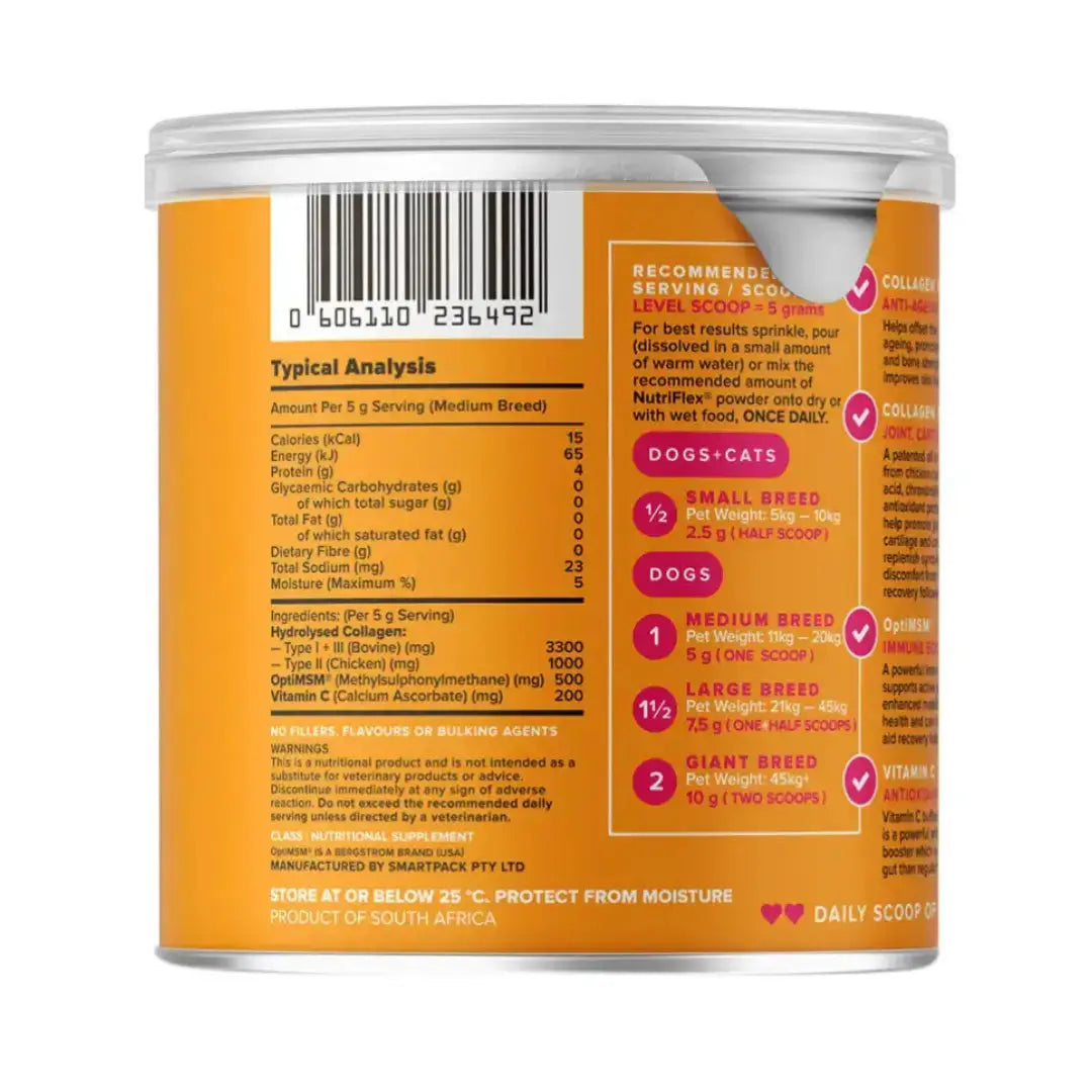 Nutriflex Advanced Collagen for Dogs and Cats   | Canine & Co