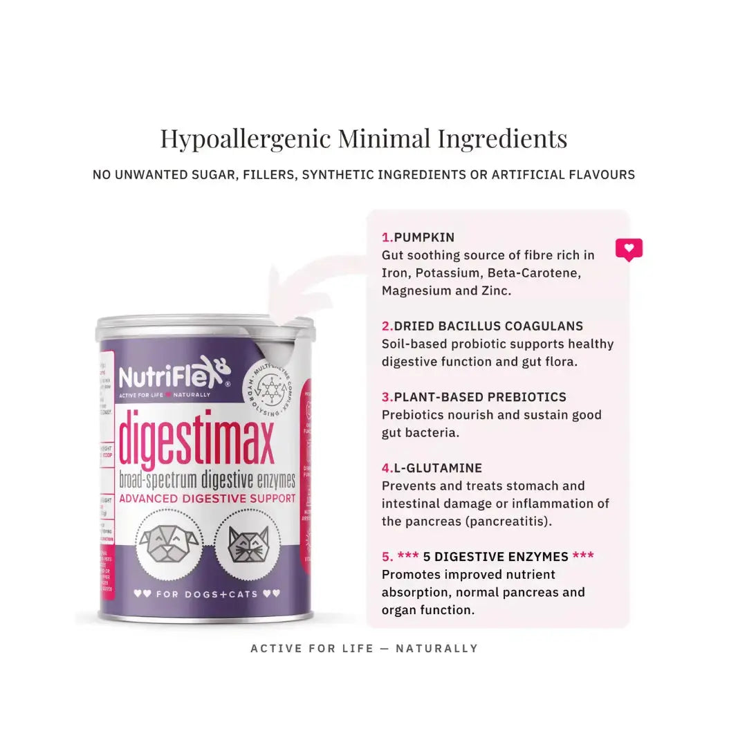 Nutriflex Digestimax Digestive Care for Dogs and Cats   | Canine & Co