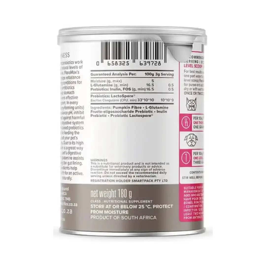 Nutriflex Floramax Probiotic for Dogs and Cats   | Canine & Co