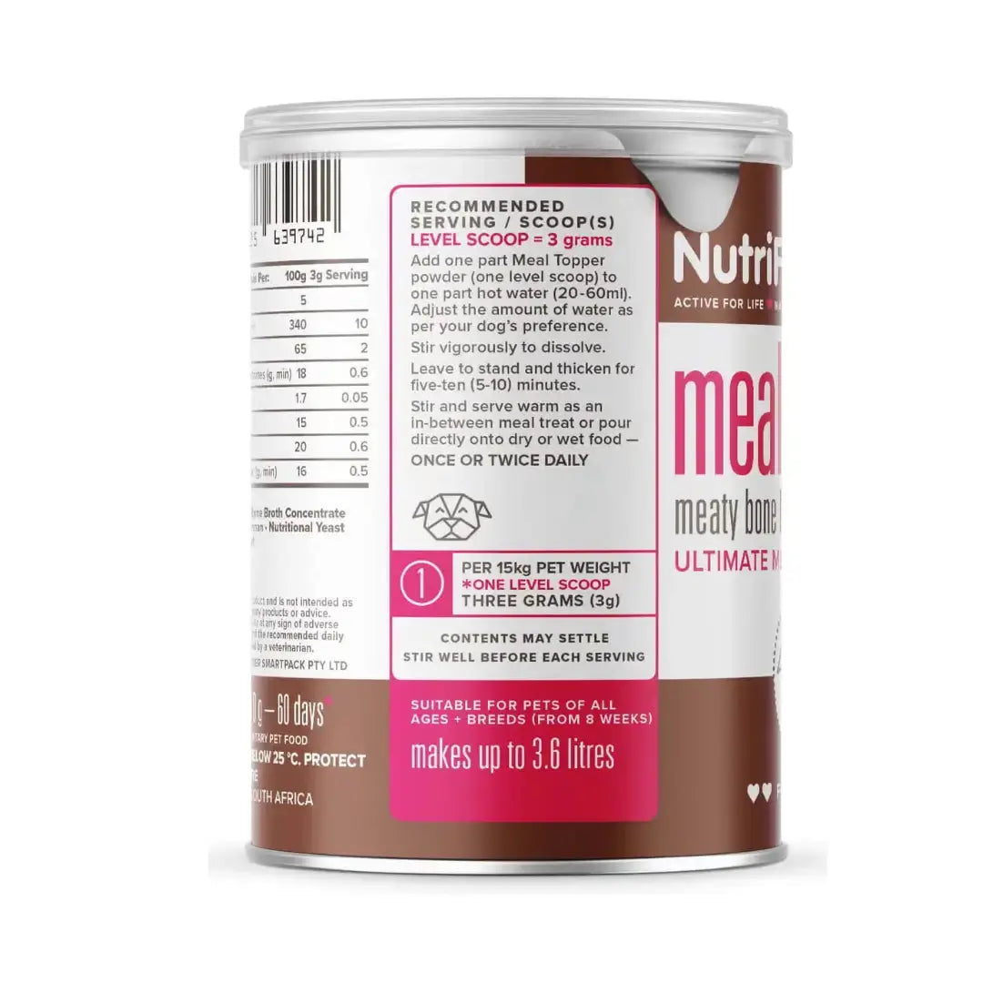 Nutriflex Gravy Meal Topper - Beef Bone Broth   | Canine & Co
