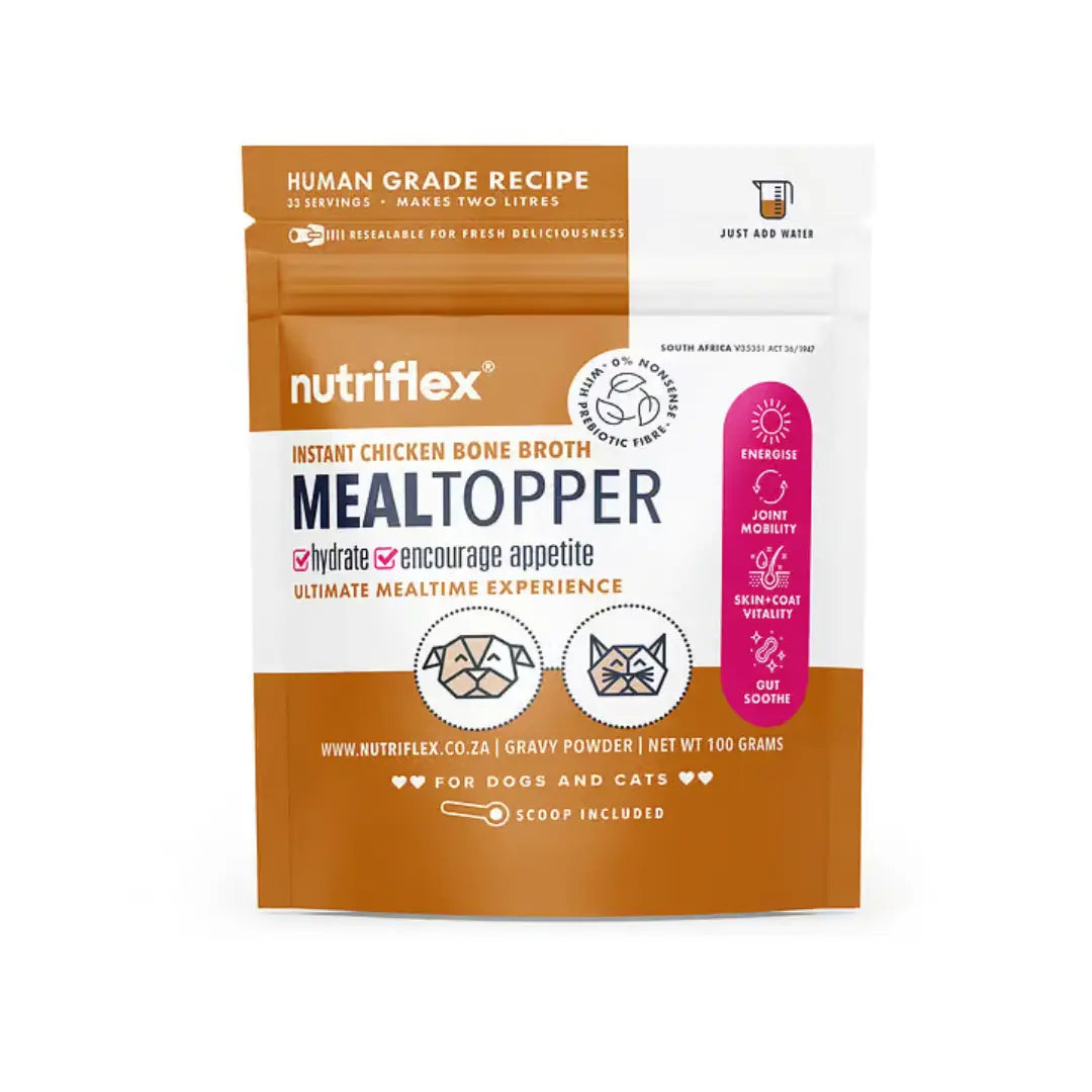 Nutriflex Gravy Meal Topper - Chicken Bone Broth   | Canine & Co