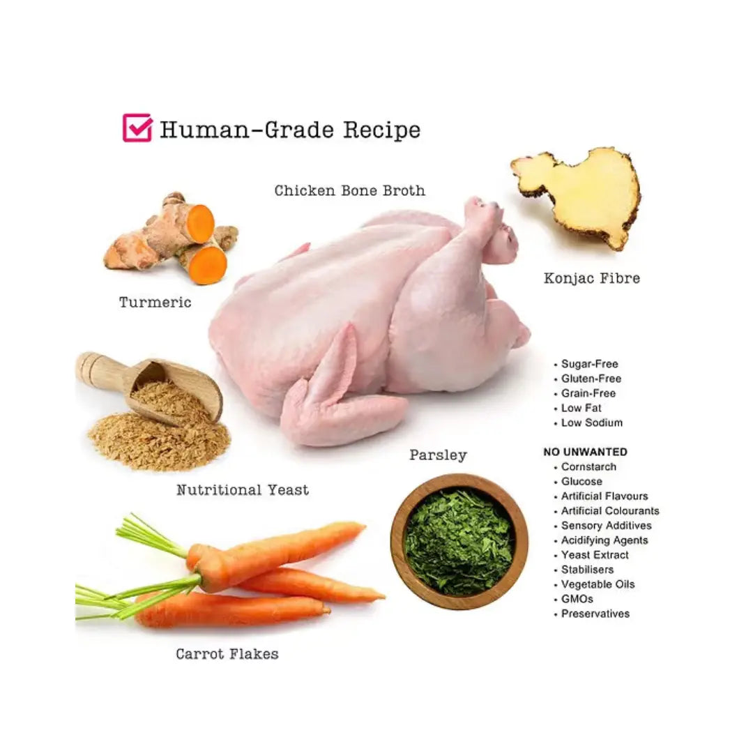 Nutriflex Gravy Meal Topper - Chicken Bone Broth   | Canine & Co