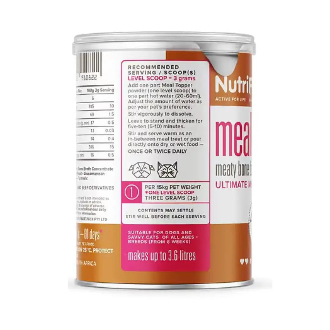 Nutriflex Gravy Meal Topper - Chicken Bone Broth   | Canine & Co