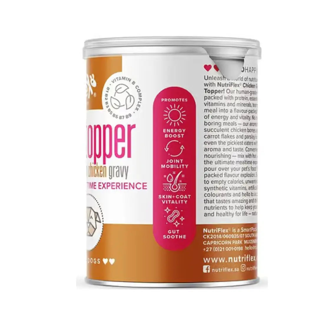 Nutriflex Gravy Meal Topper - Chicken Bone Broth   | Canine & Co