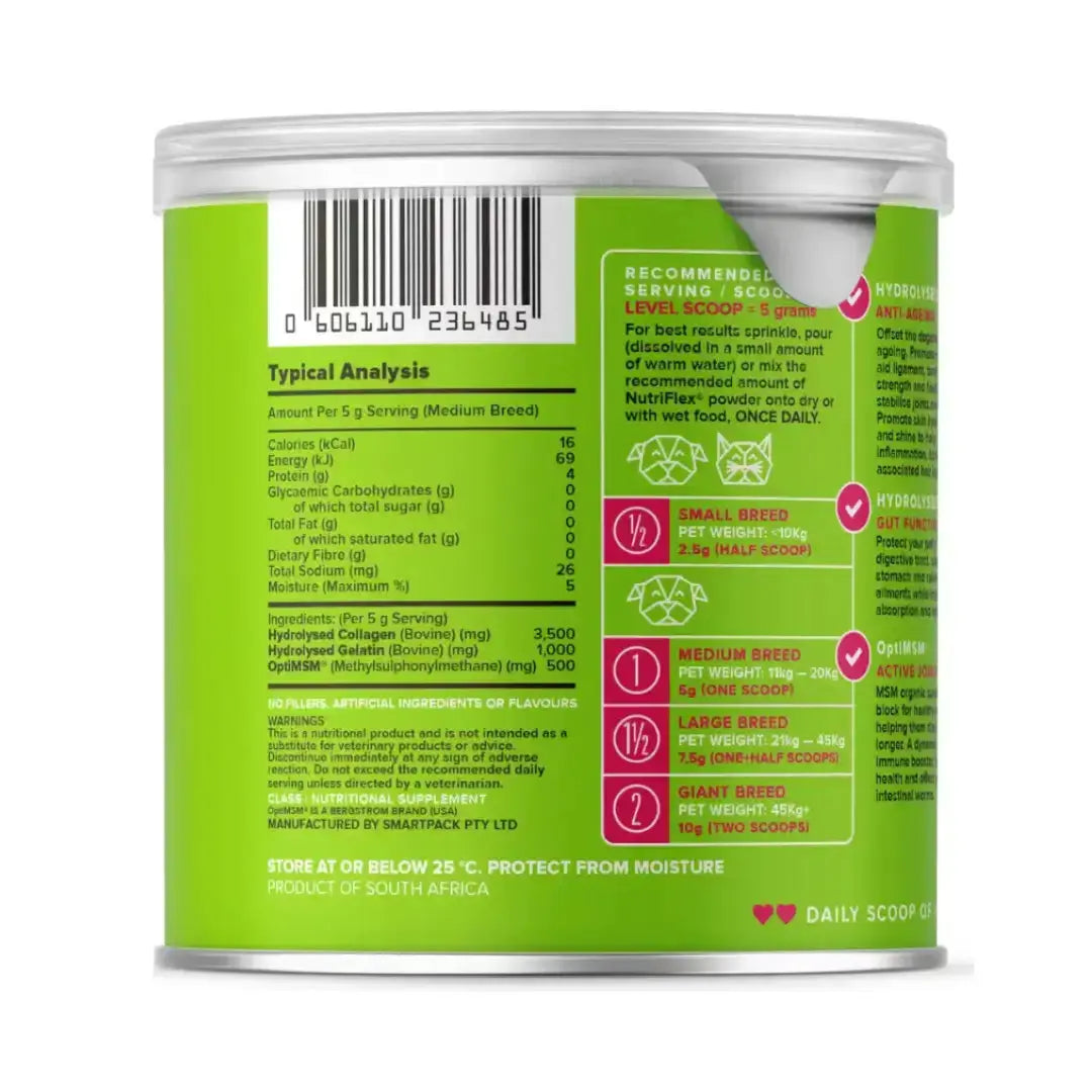 Nutriflex Maintenance Collagen for Dogs and Cats   | Canine & Co