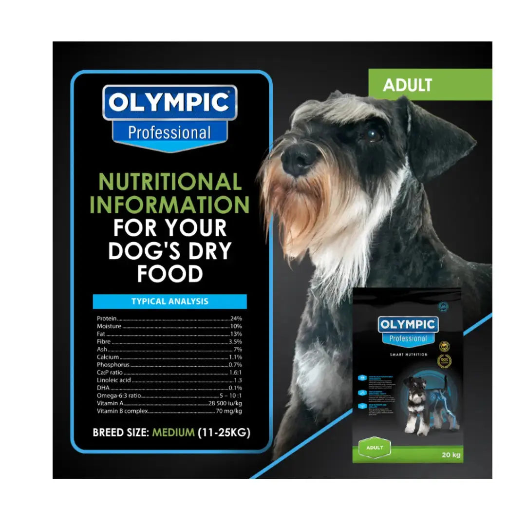Olympic Professional Adult Dry Dog Food   | Canine & Co