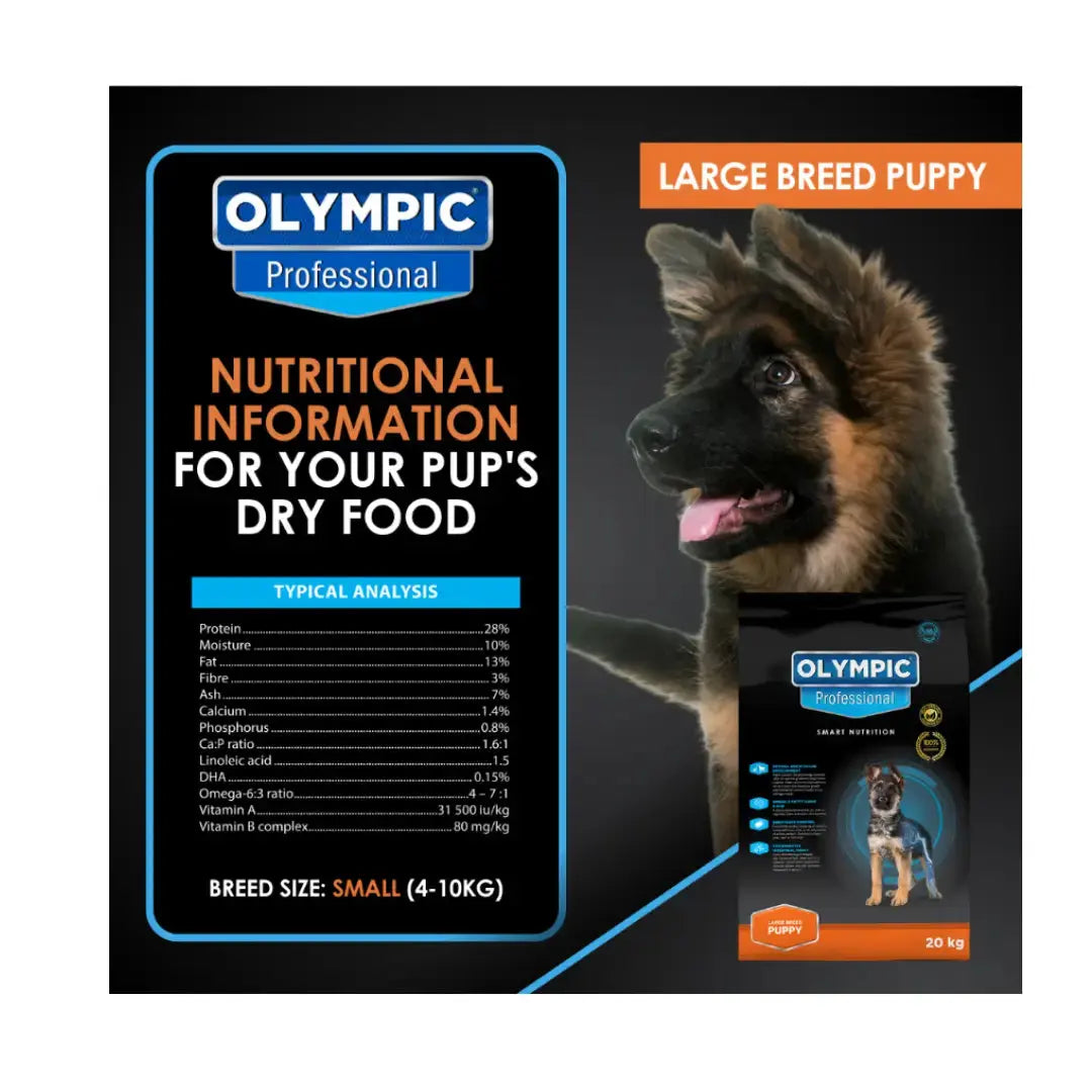 Olympic Professional Large Breed Puppy Food   | Canine & Co