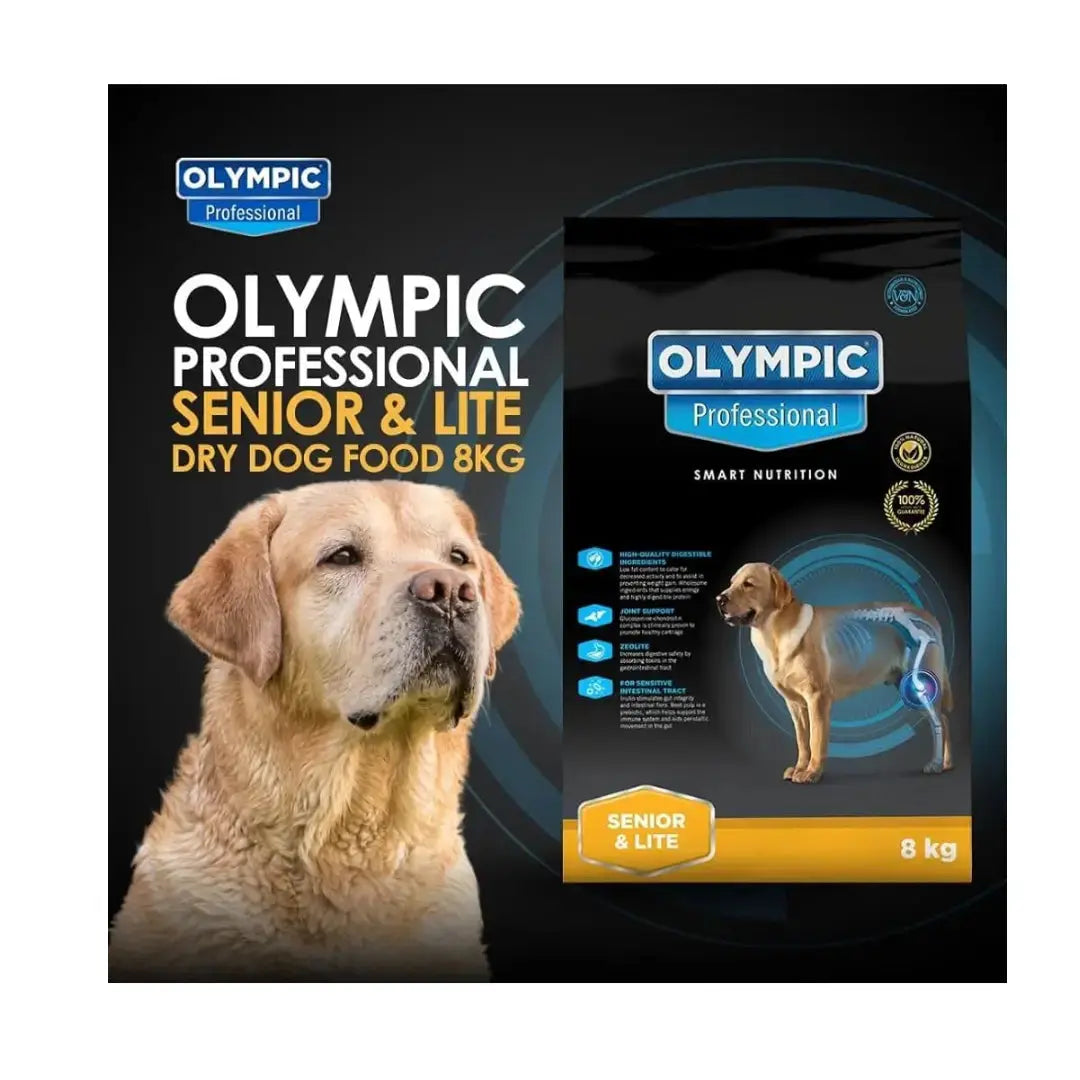 Olympic Professional Senior & Lite Dry Dog Food   | Canine & Co