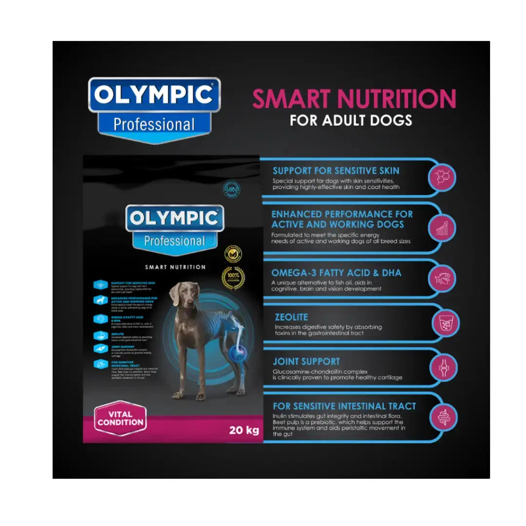 Olympic Professional Vital Condition Dry Dog Food   | Canine & Co