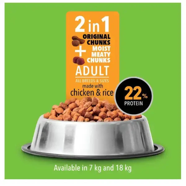 Optimizor Premium Chicken Moist 2-in-1 Adult Dog Food   | Canine & Co
