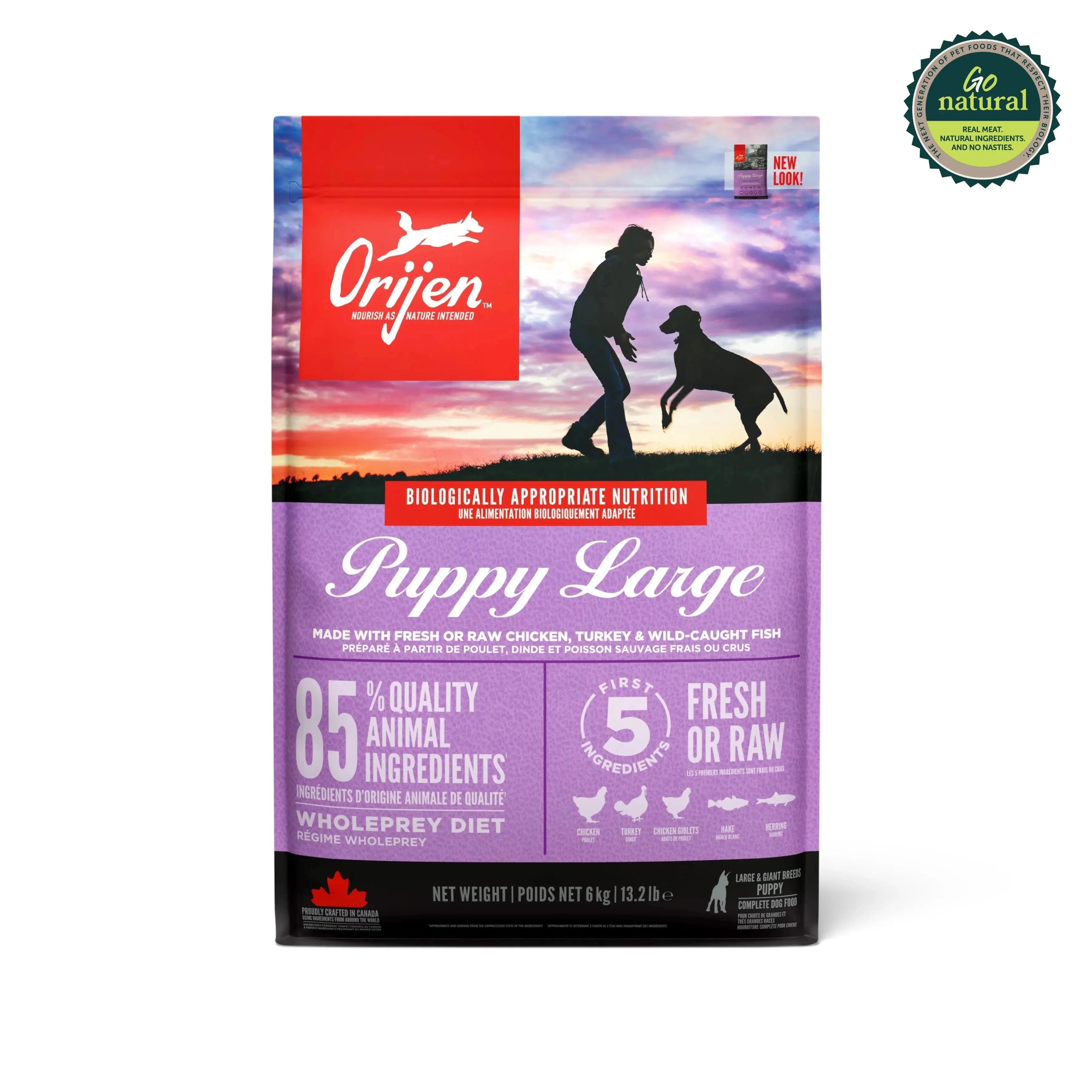 Orijen Puppy Large Breed Dry Dog Food   | Canine & Co