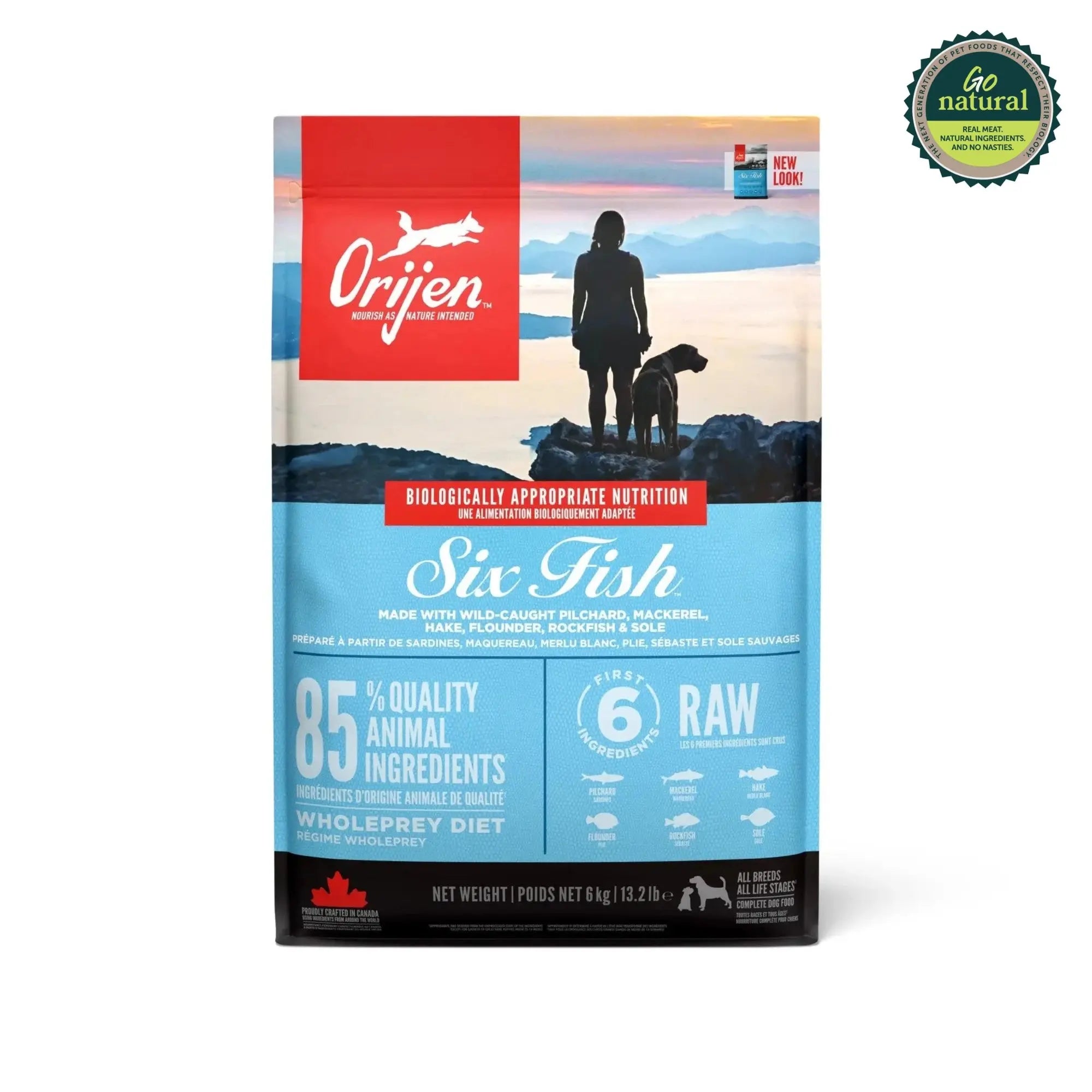 Orijen Six Fish Dry Dog Food   | Canine & Co