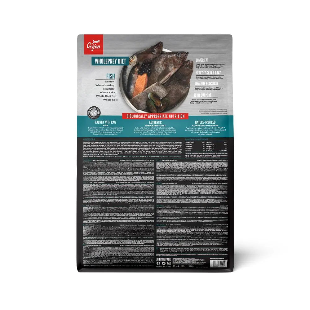 Orijen Small Breed Marine Fish Dry Dog Food   | Canine & Co
