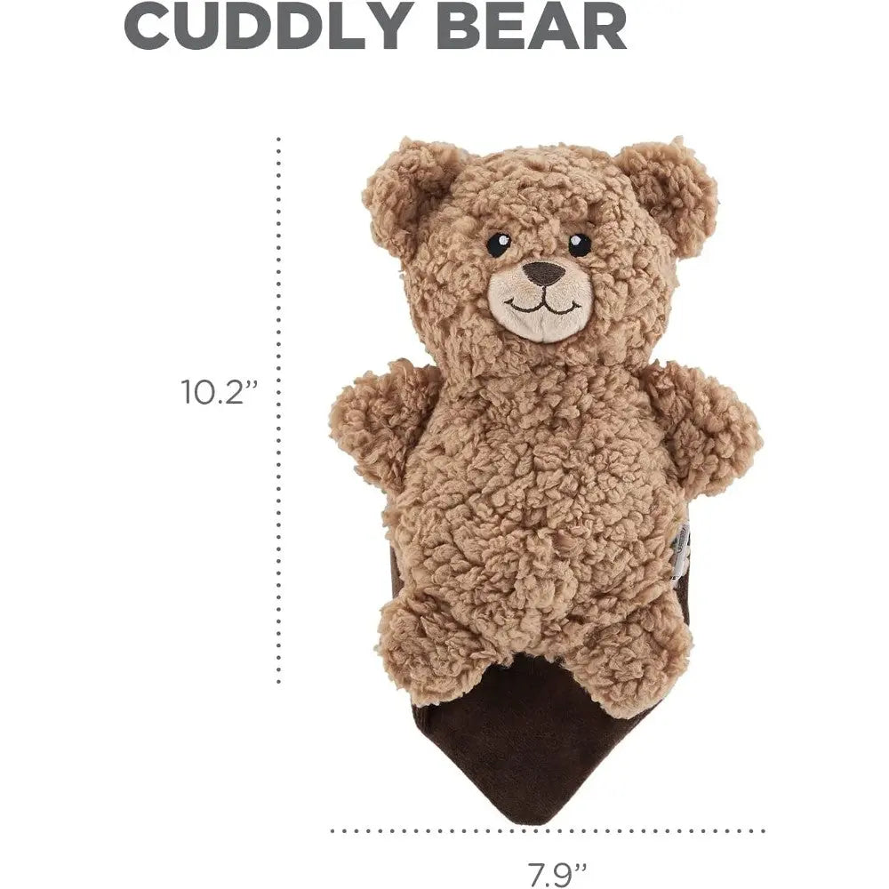 Cuddly bear plush toy, soft and huggable, perfect for kids and comfort.