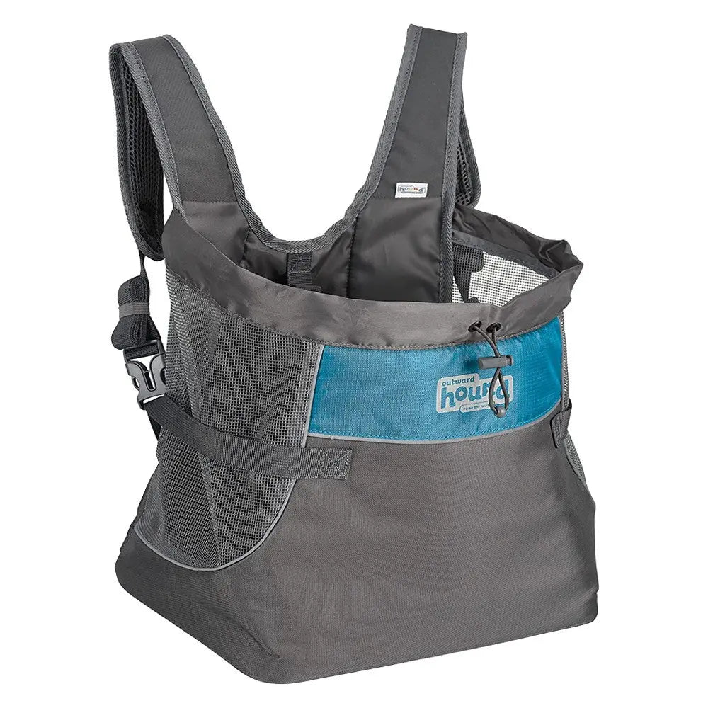 Comfortable baby carrier with breathable mesh and adjustable straps for easy carrying.