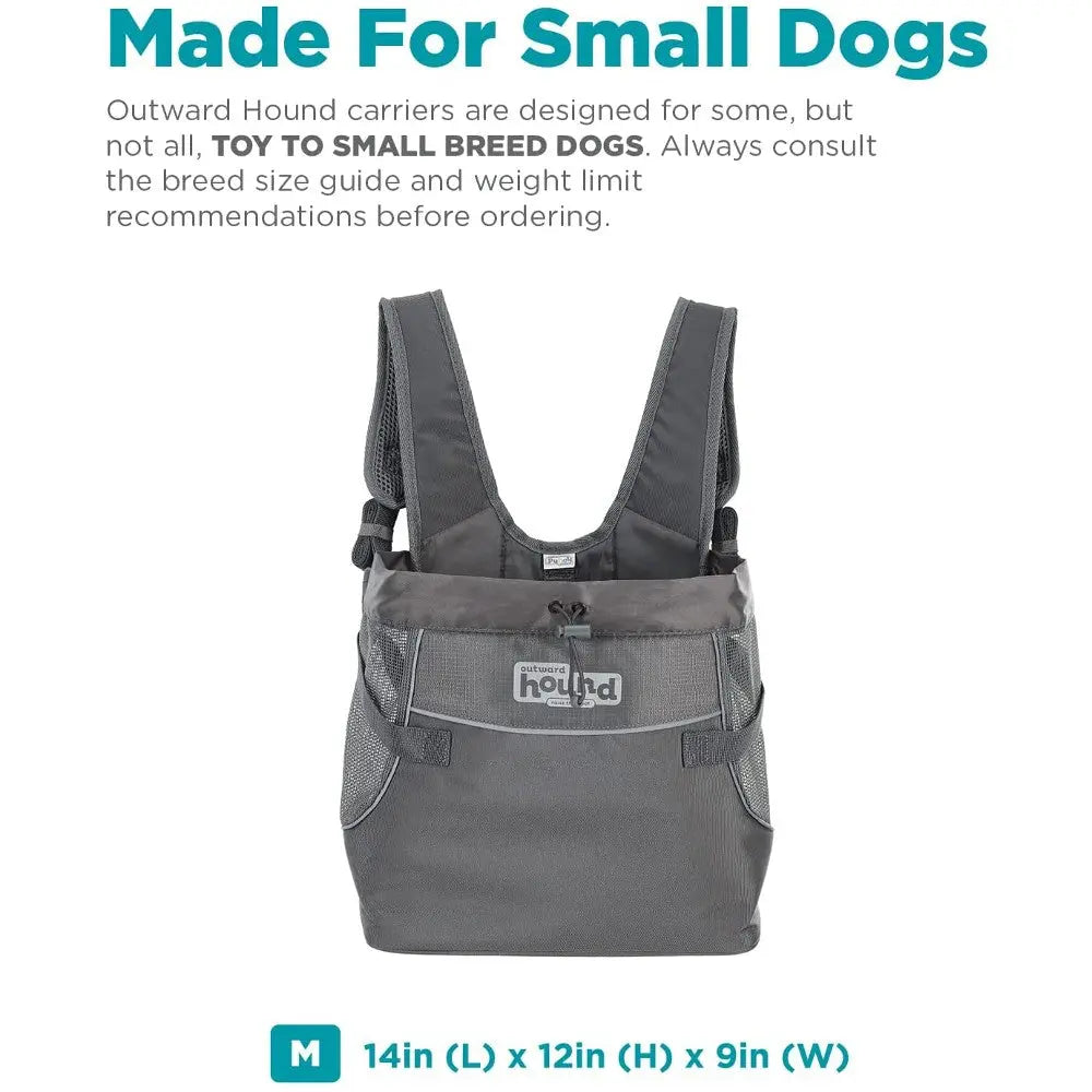 Small dog carrier designed for comfort and safety, suitable for toy to small breed dogs.