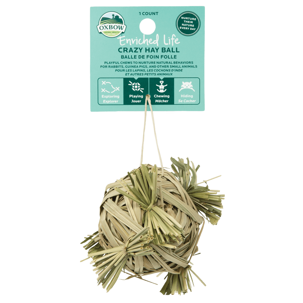 Oxbow Enriched Life - Crazy Hay Ball   | Canine & Co