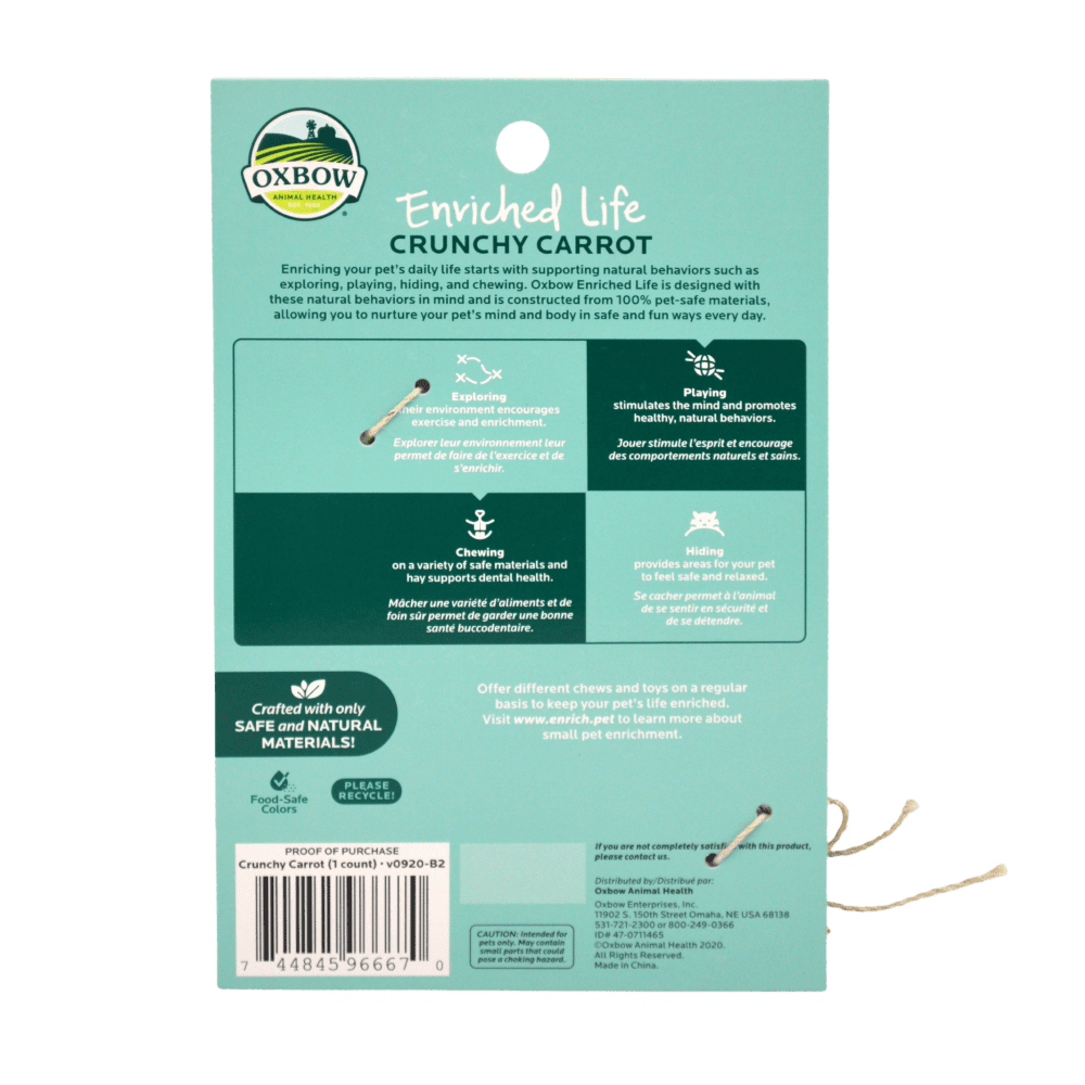 Oxbow Enriched Life - Crunchy Carrot   | Canine & Co