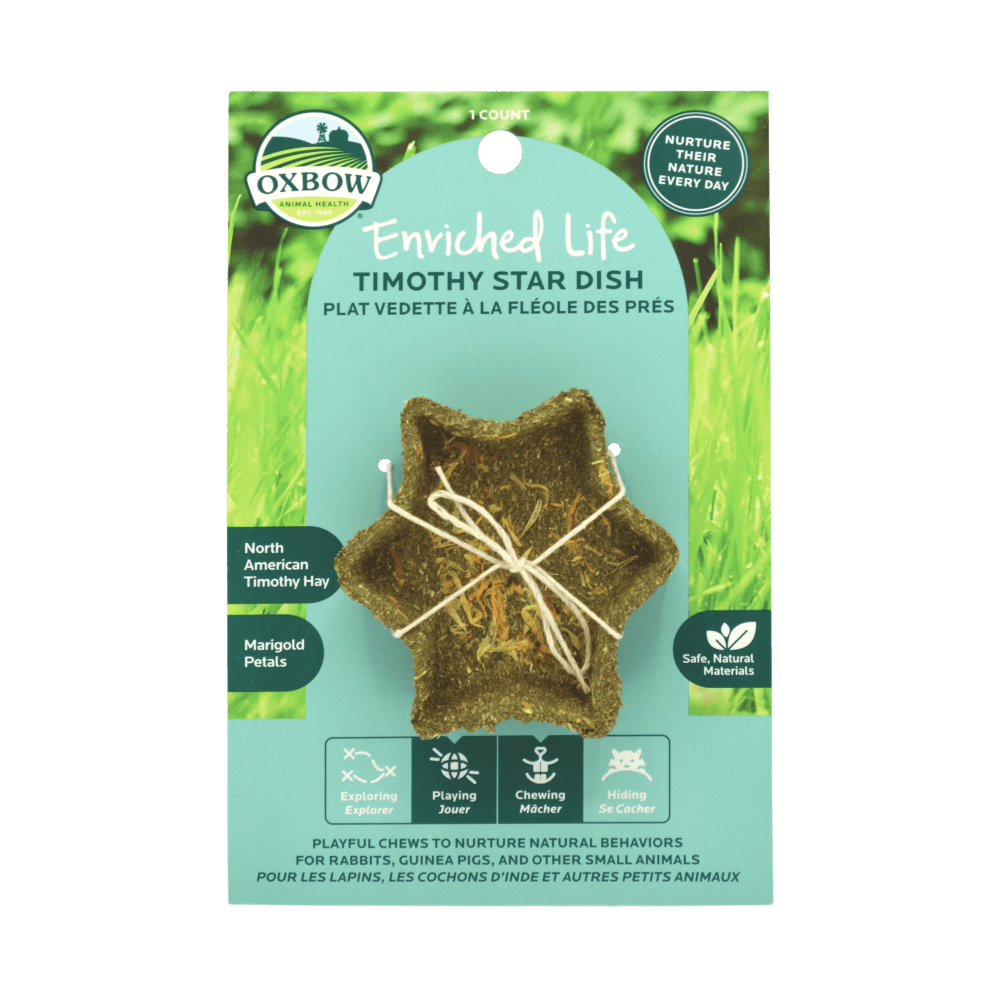 Oxbow Enriched Life - Timothy Star Dish   | Canine & Co