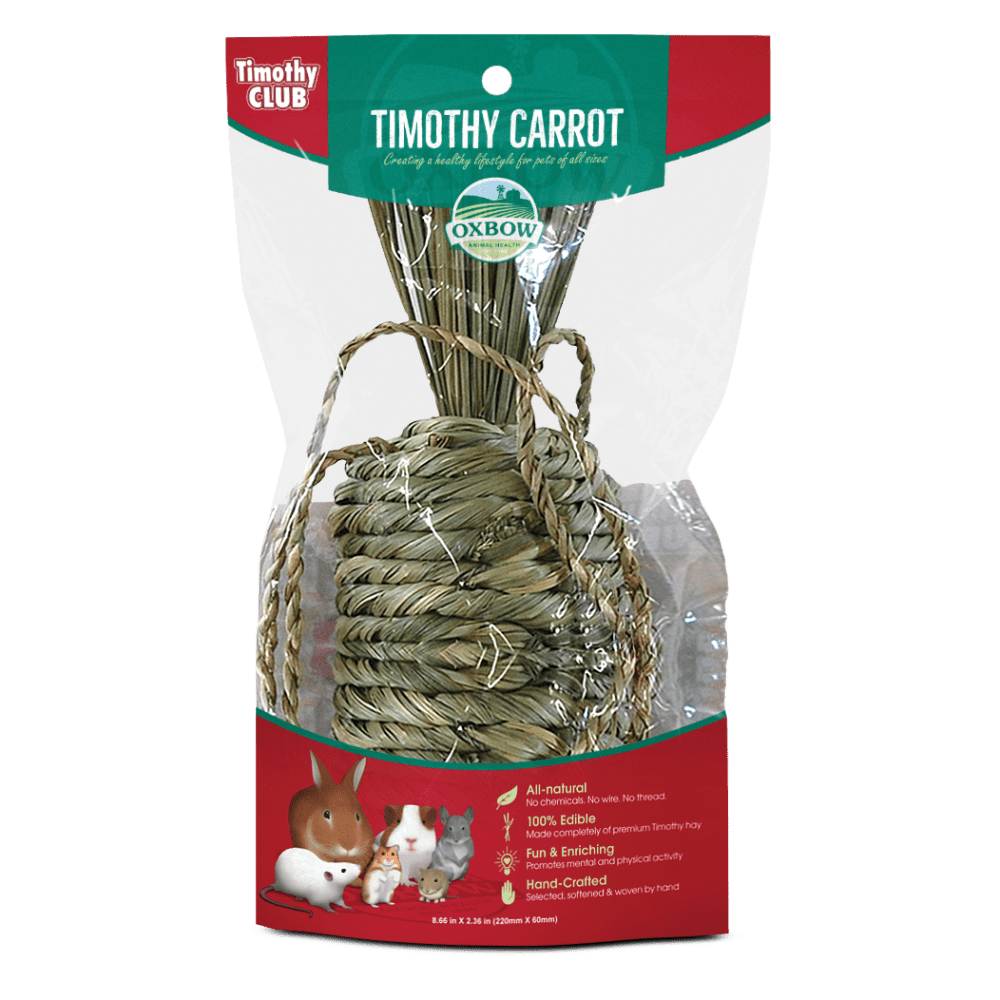 Oxbow Timothy Club Timothy Carrot   | Canine & Co