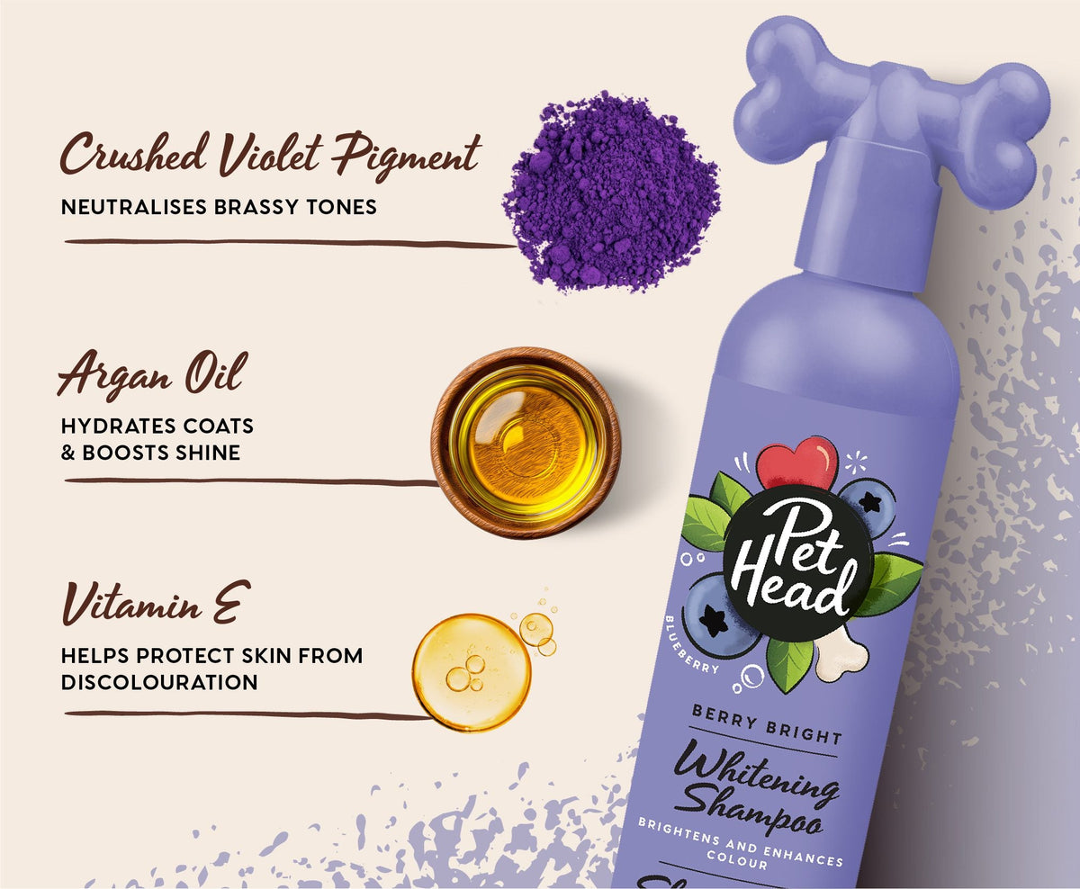 Pet Head Berry Bright Brightening Shampoo For Dogs