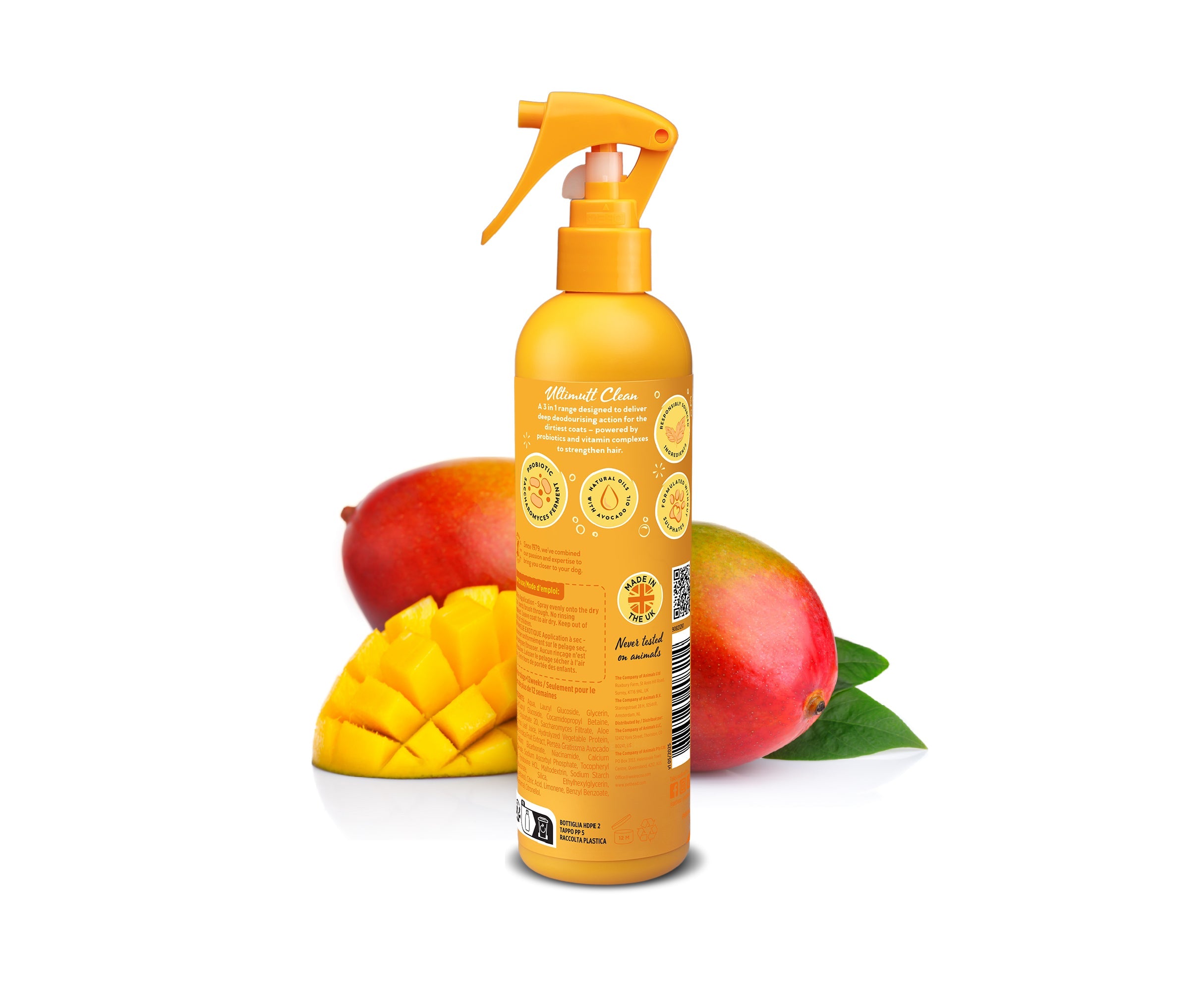 Pet Head Ultimutt 3 in 1 Refresher Spray For Dogs