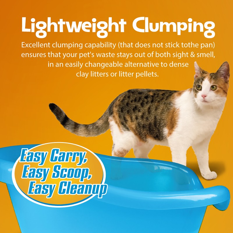 SmartCat All Natural Clumping Litter - Corn and Wheat