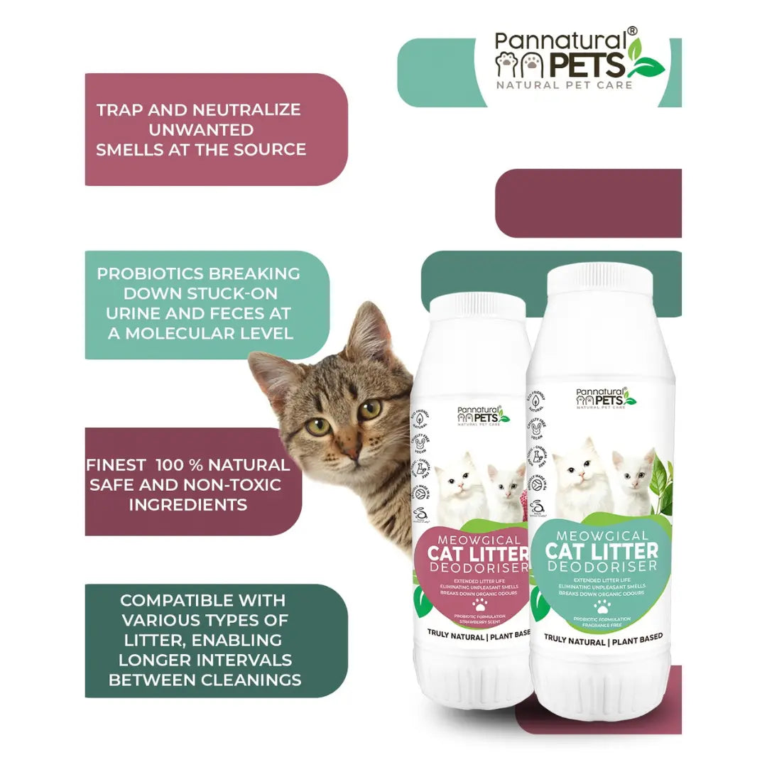 Pannatural Pets Cat Litter Deodoriser 700ml   | Canine & Co