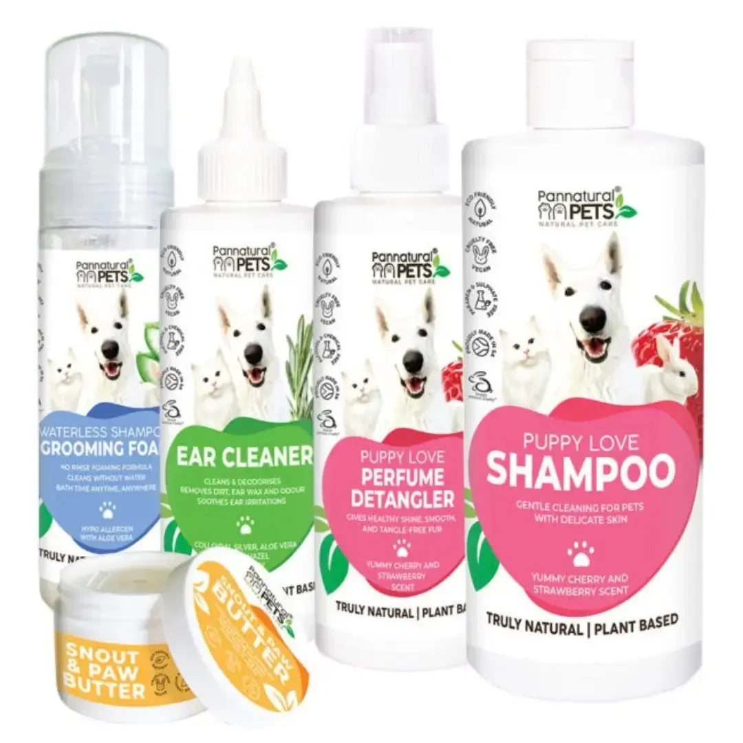 Pannatural Pets Puppy Love Strawberry Cherry Detangeling Spray   | Canine & Co