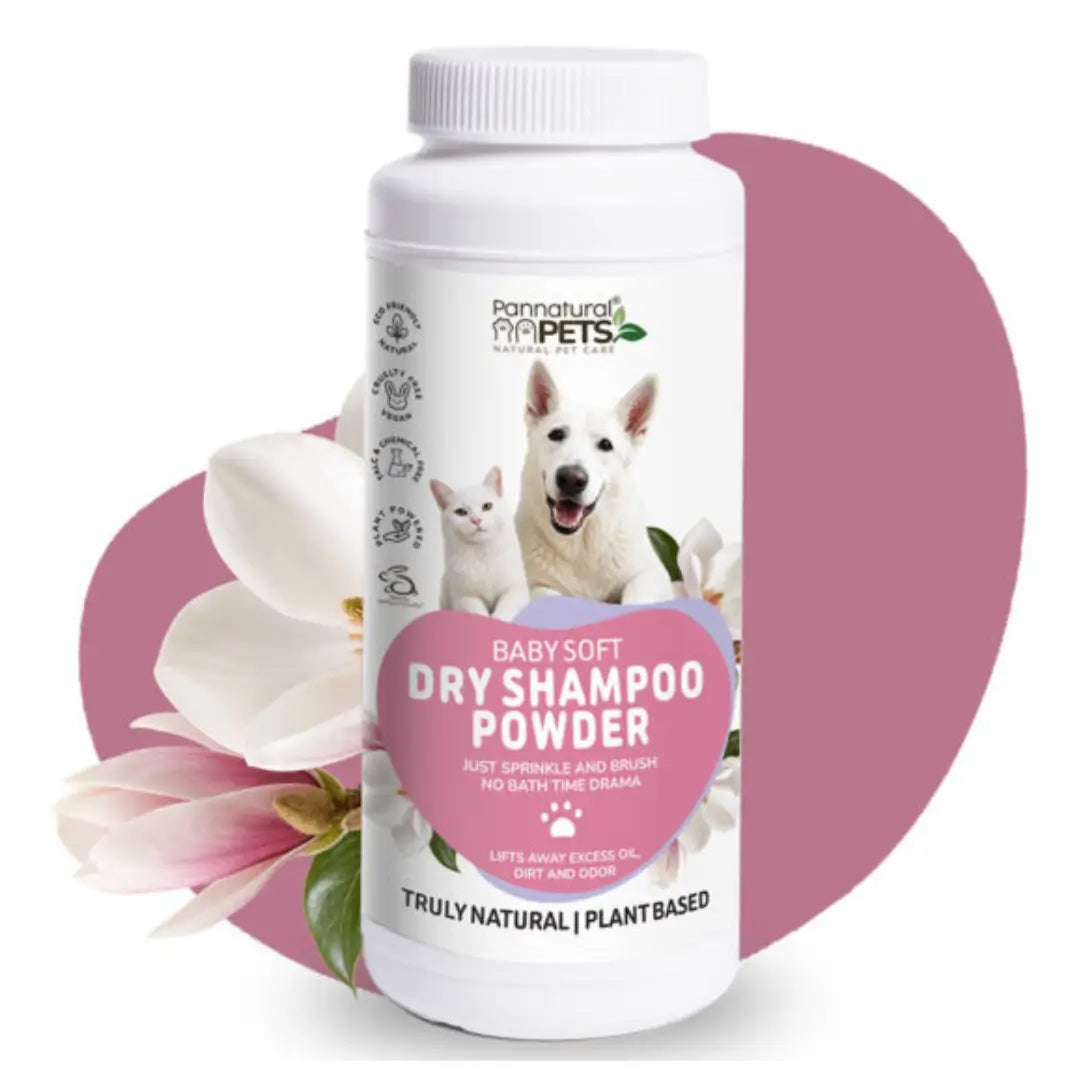 Pannatural Pets Baby Soft Powder Dry Shampoo