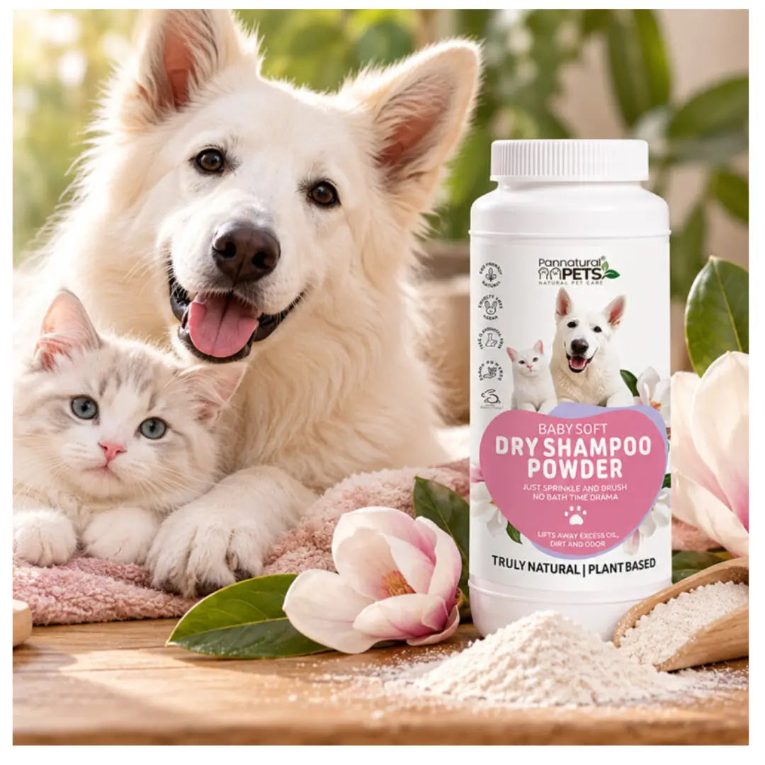 Pannatural Pets Baby Soft Powder Dry Shampoo